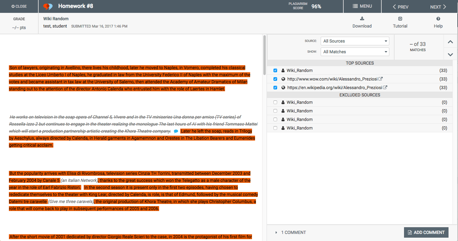 image Moodle Plugin - Vericite screenshot