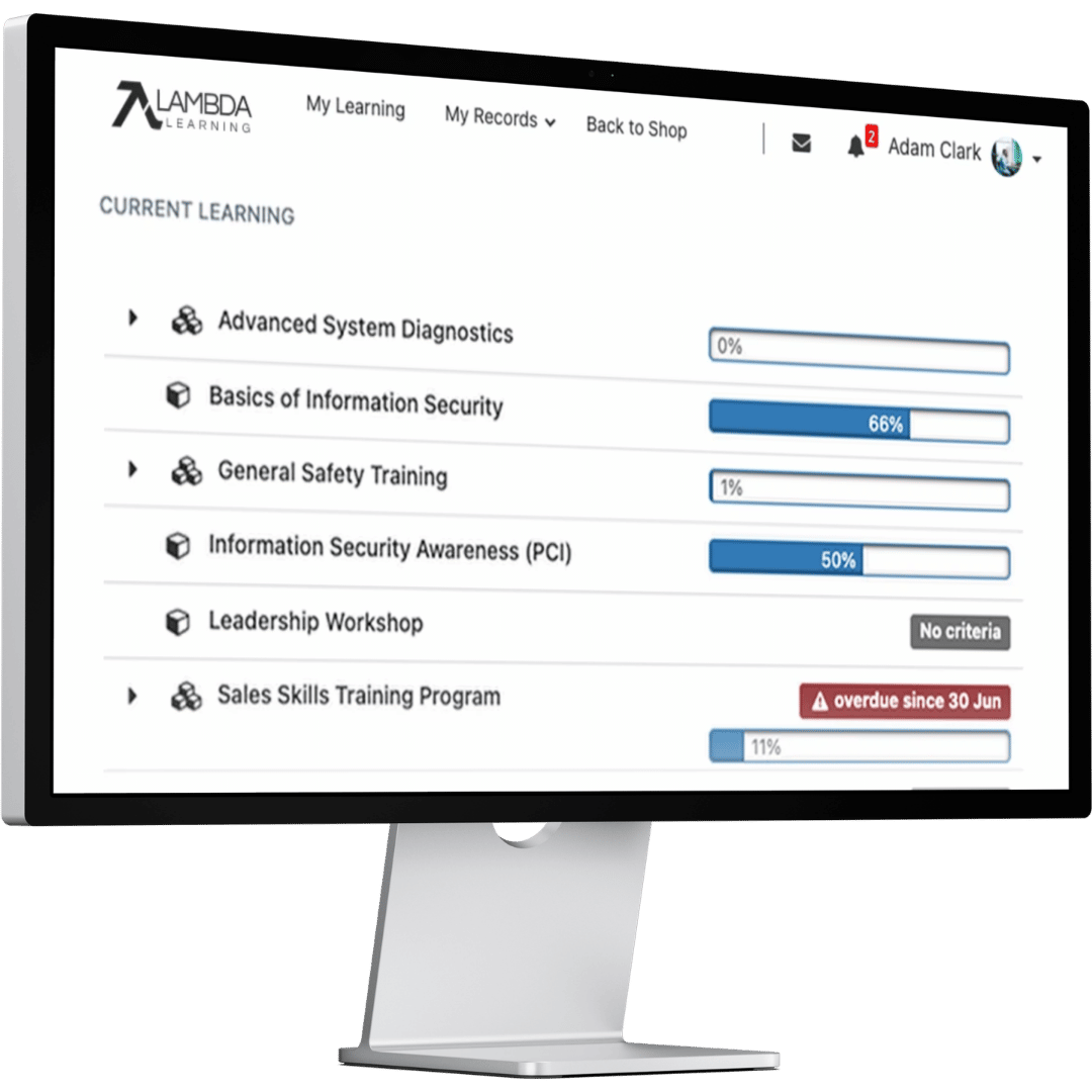 Lambda Learning Dashboard Lambda Learning Dashboard
